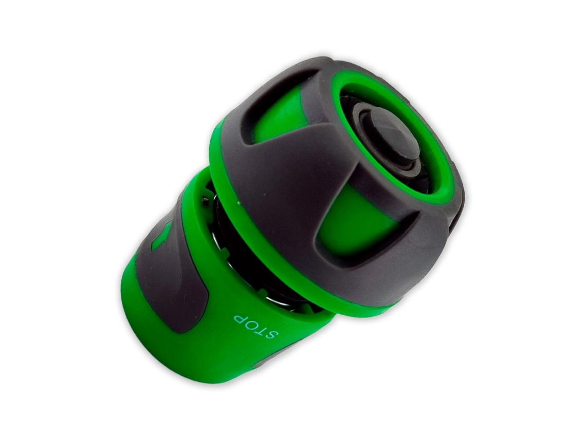 Conector rápido para manguera con Aqua Stop 3/4 Riegopro