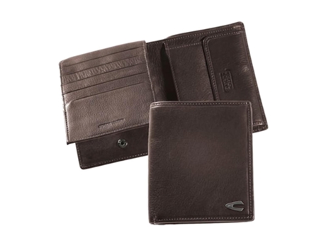 Billet Vertical De Billetera Activa Camel Biglet Con Soporte De Vegas Marrón
