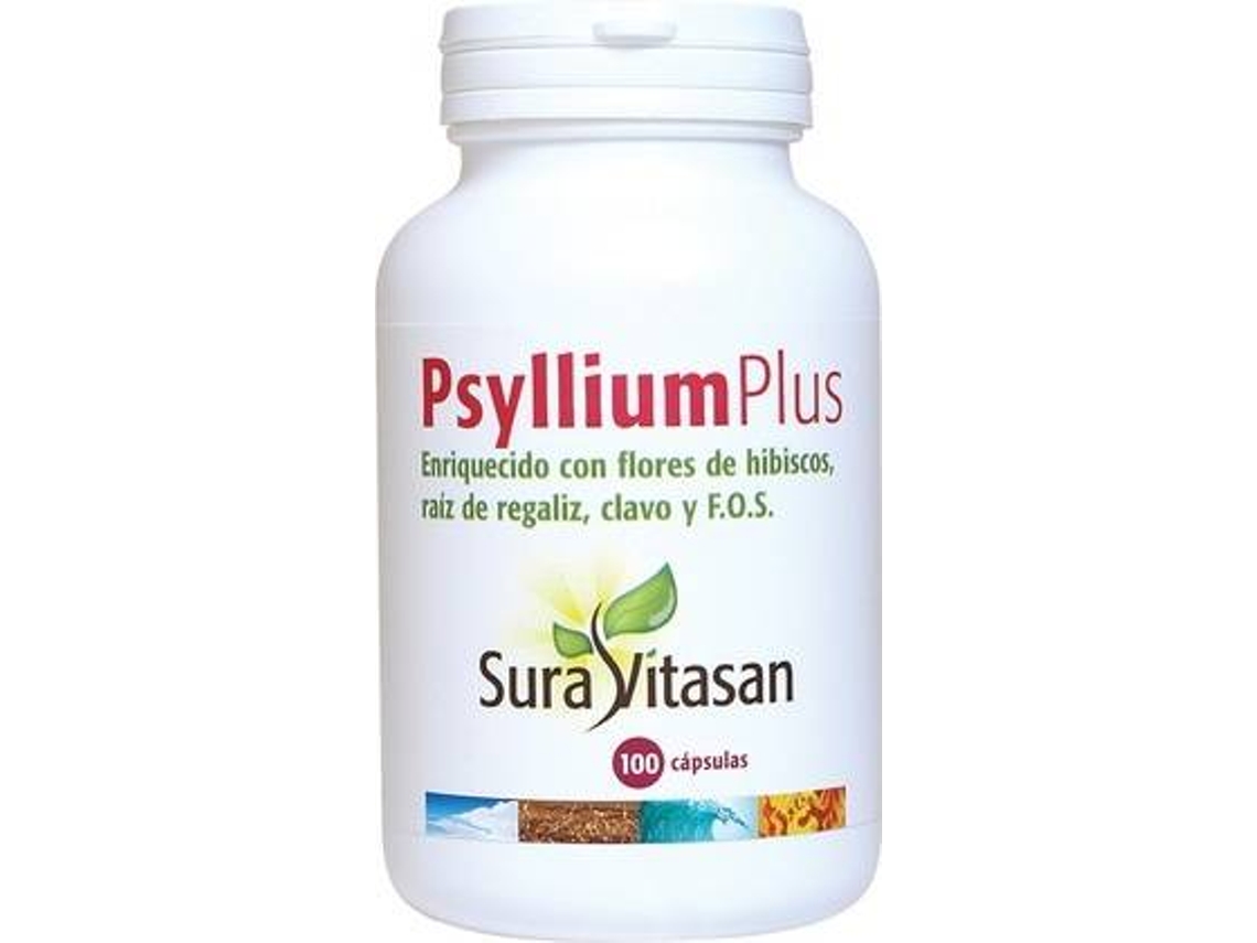 Complemento Alimentar SURA VITASAN Psyllium Plus 550 Mg (100 Cápsulas)