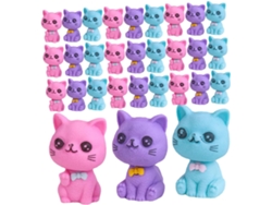 48 Mini Gomas De Borrar Con Forma De Animales Para Aulas Y Estudiantes: Borran Errores Eficazmente.