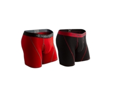 2 Pack Ropa Interior Hombre Exofficio Sport Mesh 6 Talla M Rojo Negro Usa Talla M Ee.uu. Rojo Negro 2 Paquetes
