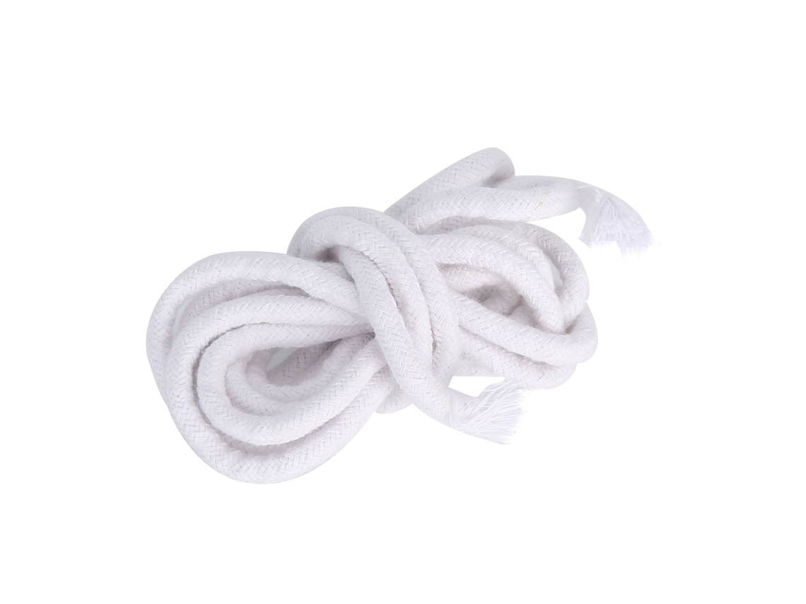 Trenza de alambre de algodón para velas de lámparas de aceite, 2 metros (6,6 pies)