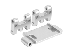 Brazo oscilante delantero superior de aleación de aluminio para coche WPL D12vayotoy RC