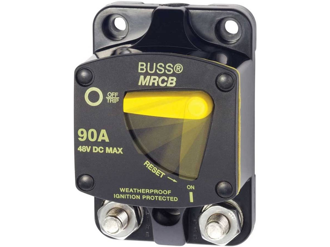 Interruptor BLUE SEA Thermal Circuit Breaker 90A Negro