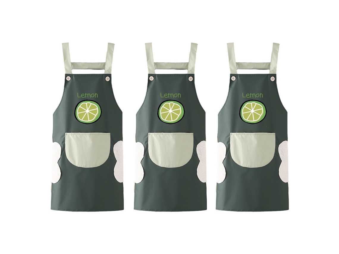 Delantales Pvc Mujer Moda 3 Piezas Impermeable Y Antiaceite Cocinar Cocina Cintura Japonesa Coreana Adulto