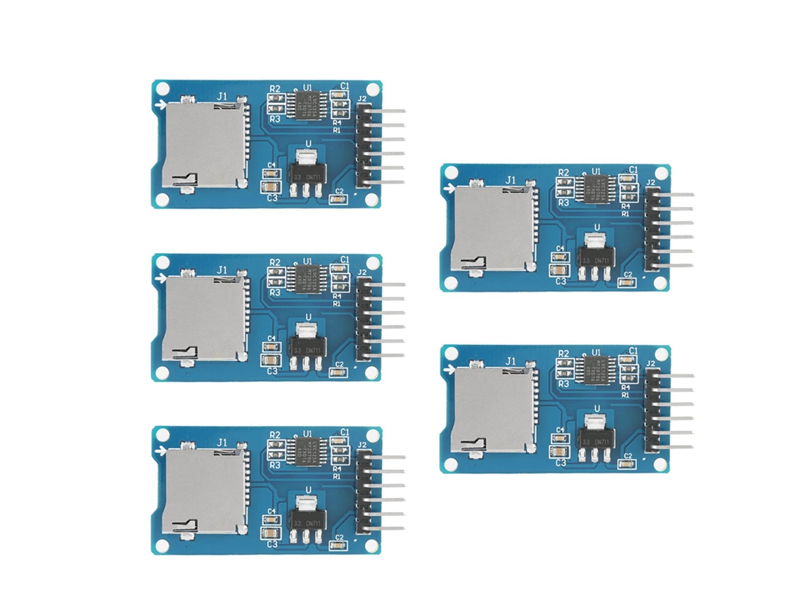 5pcs Módulo Lector Tarjeta Memoria Mini Adaptador Tf Para Micro Sd Tarjeta Reader