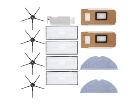 Filtro hepa escova lateral esfregão saco de pó para xiaomi roborock s7 t7s robô