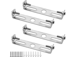 Omni-4 Piezas Soporte De Techo Para Lámparas 90mm Accesorios De Lámpara Colgante Placa Base De Metal Resistente 5kg Para Hogar Oficina
