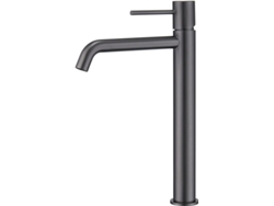 Grifo monomando MIce de lavabo caño alto de latón Color Black Gun Metal MICE COLLECTION