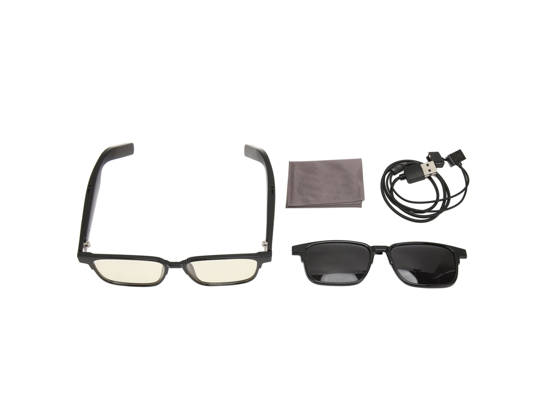 Gafas Bluetooth Inalámbricas Inteligentes Bluetooth 5.3, Micrófono Incorporado, Altavoz, Compatibles Con Control Táctil Y De Voz Con Lentes Polarizada