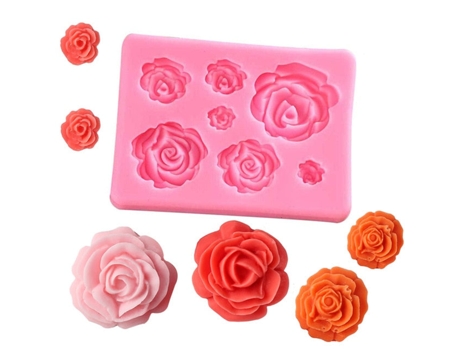 Bricolaje plastilina agua aceite, jabón para hacer colorantes, kit líquido colorantes comestiblesMolde De La Pasta De Azúcar De La Torta SLOWMOOSE