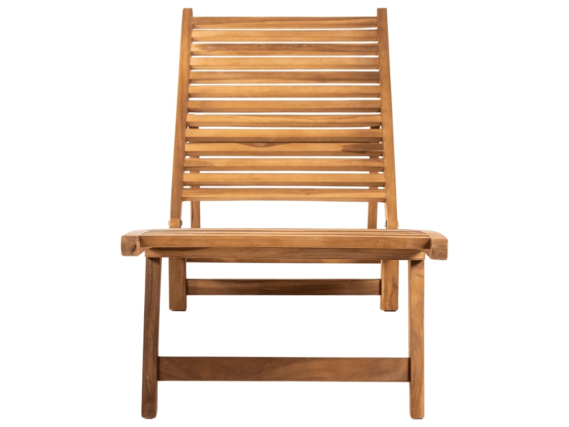 Maison Exclusive - Chaise longue de madera maciza de teca