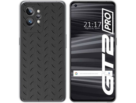 Carcasa para Realme GT 2 Pro 5G TUMUNDOSMARTPHONE Dibujos Metal Multicolor