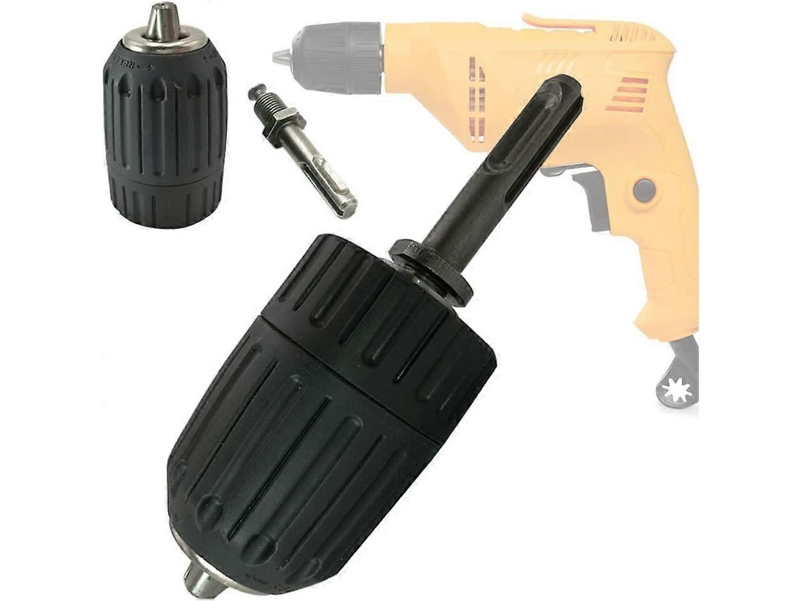 Adaptador De Mandril Sin Clave De 13mm Con Conector Sds Plus Para Taladro Martillo, Alcance De Sujeción 2-13mm, Material Hss