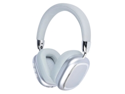 Auriculares Inalámbricos Casco Metálico Hifi Estéreo Super Bass Carga YIZHOOD Metal Bluetooth Blanco