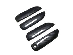 Adecuado para Honda Fit Jazz Mk3 08-13, manija de puerta de concha de fibra de carbono, decoración de lavabo