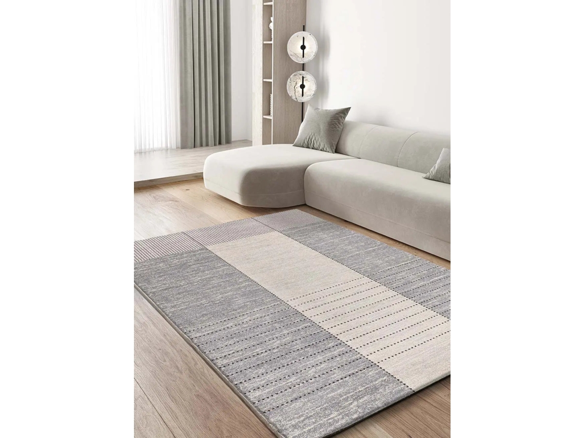 Alfombra Interior Moderno - Atticgo - Craft Gris 133x190 Cm
