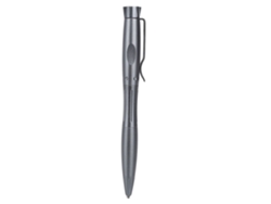 Pluma Táctil Aluminio 0.5mm Gris Con Rompevientos De Vidrio Herramienta De Autodefensa Supervivencia Al Aire Libre