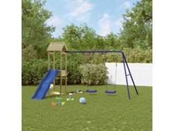 Parque Infantil De Exterior Madera De Pino Impregnada
