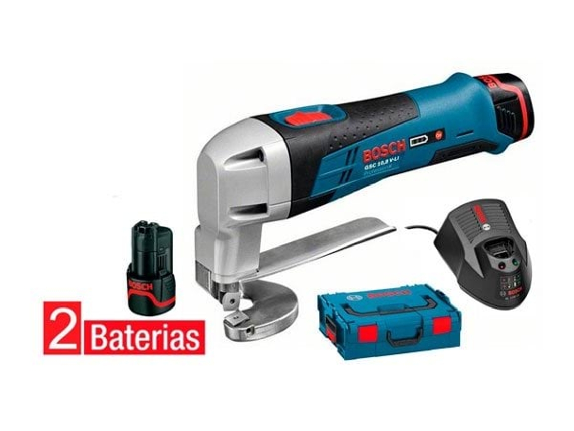 Tijeras de chapa inalámbricas profesionales BOSCH GSC 12V-13