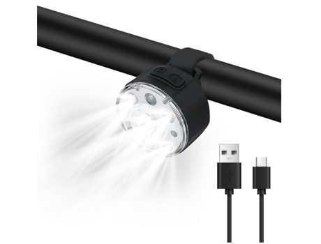 Faro para bicicleta, luz para bicicleta con modo de sensor inteligente de 400 lúmenes, faro para bicicleta impermeable antideslumbrante, batería BI...
