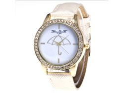 Reloj De Pulsera Sencillo E Informal Para Mujer Con Movimiento De Cuarzo Y Esfera Analógica Redonda.