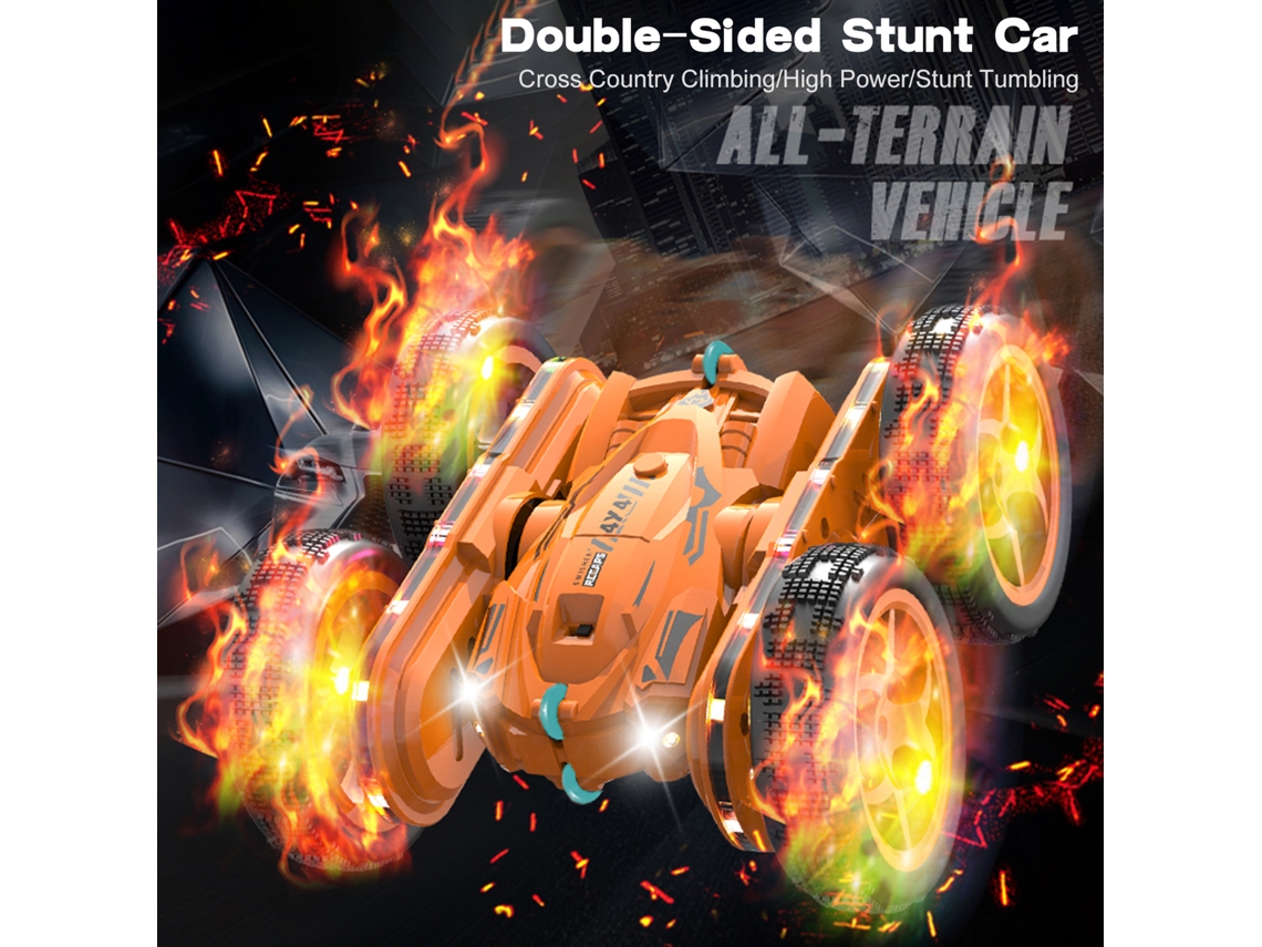 Ymsl Coche De Control Remoto Deportivo Doble Cara 4wd Con Música Integrada Y Luces 3d Geniales Hxl