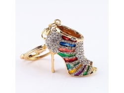Llavero Con Dije Para Bolso, Coche, Teléfono, Regalo - Ideal Para Mujeres, Niñas, Decoración De Zapatos, Diamantes De Imitación Rosas