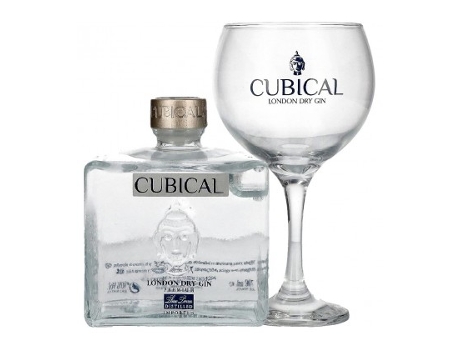 Estuche Cubical Premium Gin + Copa Balón WILLIAM & HUMBERT