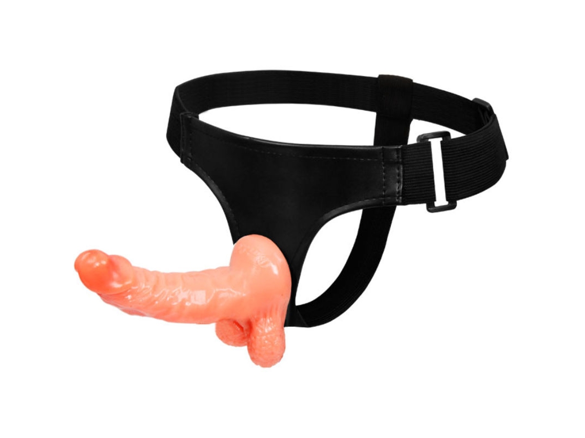 VPMKP-ARNES CON PENE REALISTICO Y BRAGUITA AJUSTABLE ULTRA PASSIONATE 15.5CM