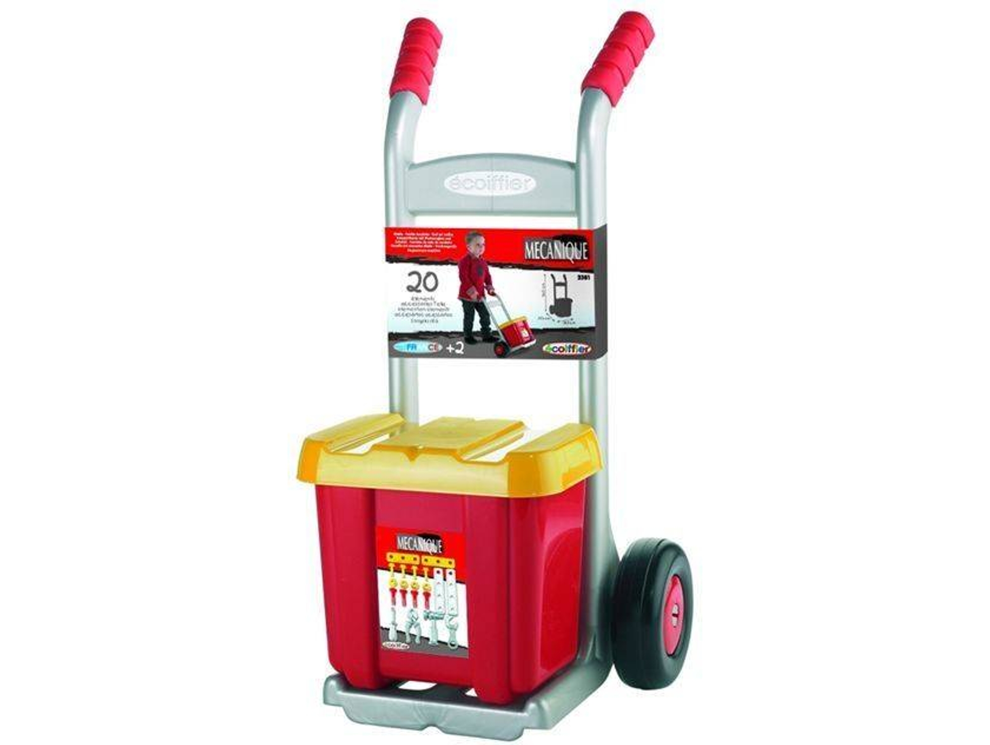 Carretilla De Mano - Caja De Herramientas - 20 Piezas Mecánica