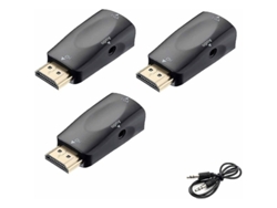 Adaptador De Transmisión Inalámbrica, Smart Tv Box 1080p, Convertidor Hdmi A Vga, Plug And Play.