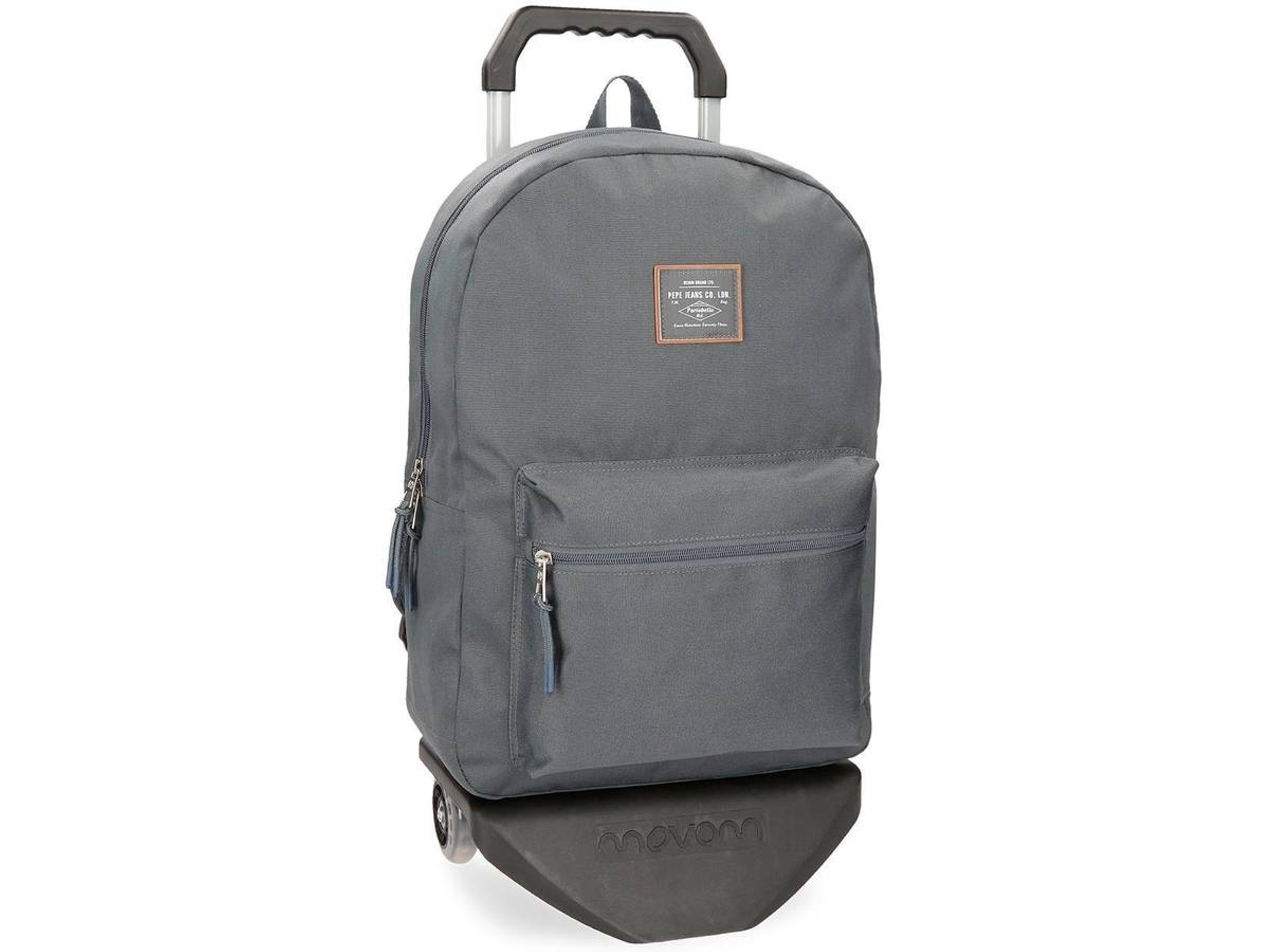 Mochila con Ruedas PEPE JEANS Cross Gris (32 x 44 x 15 cm)