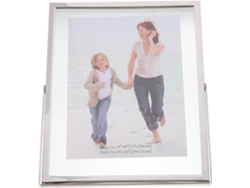 Elegante marco de fotos doble de cristal transparente con soporte metálico para exhibición de fotos, decoración facial sencilla y natural, GOKOCO