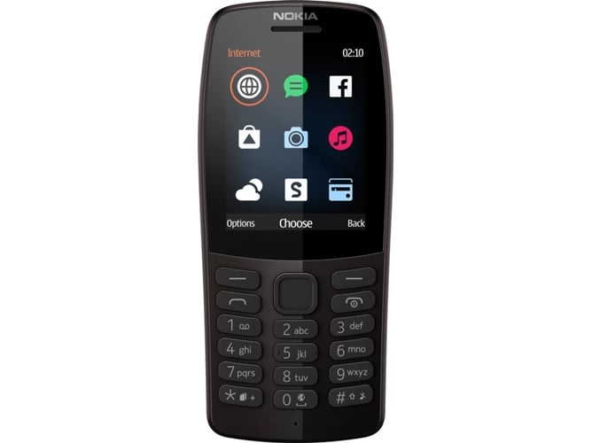 Teléfono móvil NOKIA 210 (2.4'' - 2G - Negro)