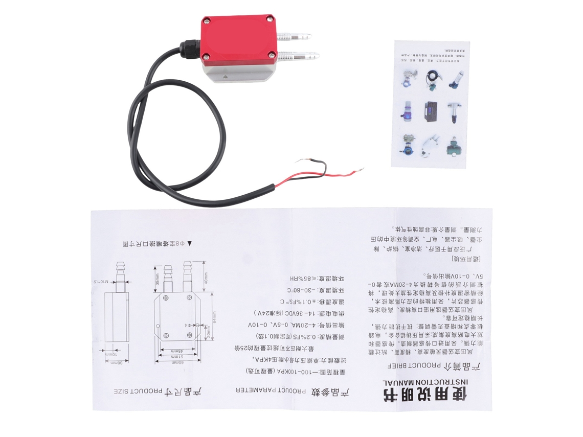 Sensor Transmisor De Presión Diferencial De Viento Micro Para Caldera De Mina De Carbón Dc24v0-500pa