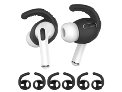 Ahastyle PT 100 - Funda antideslizante para auriculares Apple Airpods Pro (3 pares, silicona, antipérdida) Rosewell