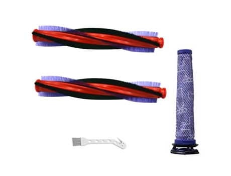 Filtro de rodillo de cepillo de cerdas de 22,5 Cm para Dyson V6 Animal Fluffy Dc59 Dc62 Sv03 cepillo de montaje de limpiador de rodillos