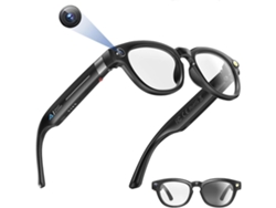 Gafas inteligentes con cámara, video HD de 1080p, traducción por IA, Bluetooth 5.3 y lentes que cambian de color Q8 A