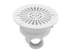Desagüe principal para piscina Primerox G2, acceso al desagüe, color blanco, material ABS.