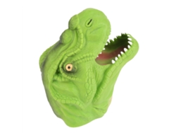 Marioneta De Mano Suave Con Cabeza De Dinosaurio Para Niños, Juego Interactivo Con Los Padres, Color Verde.
