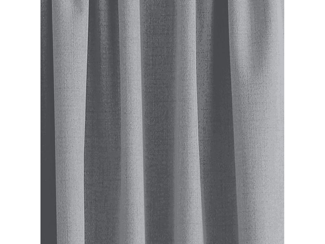 Cortina Fruncida Gris Acero 140x280cm Teidor