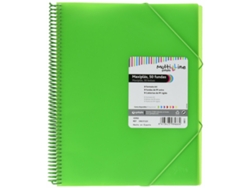 Carpeta de Clasificación a GRAFOPLAS Maxiplás Verde A4 Espiral