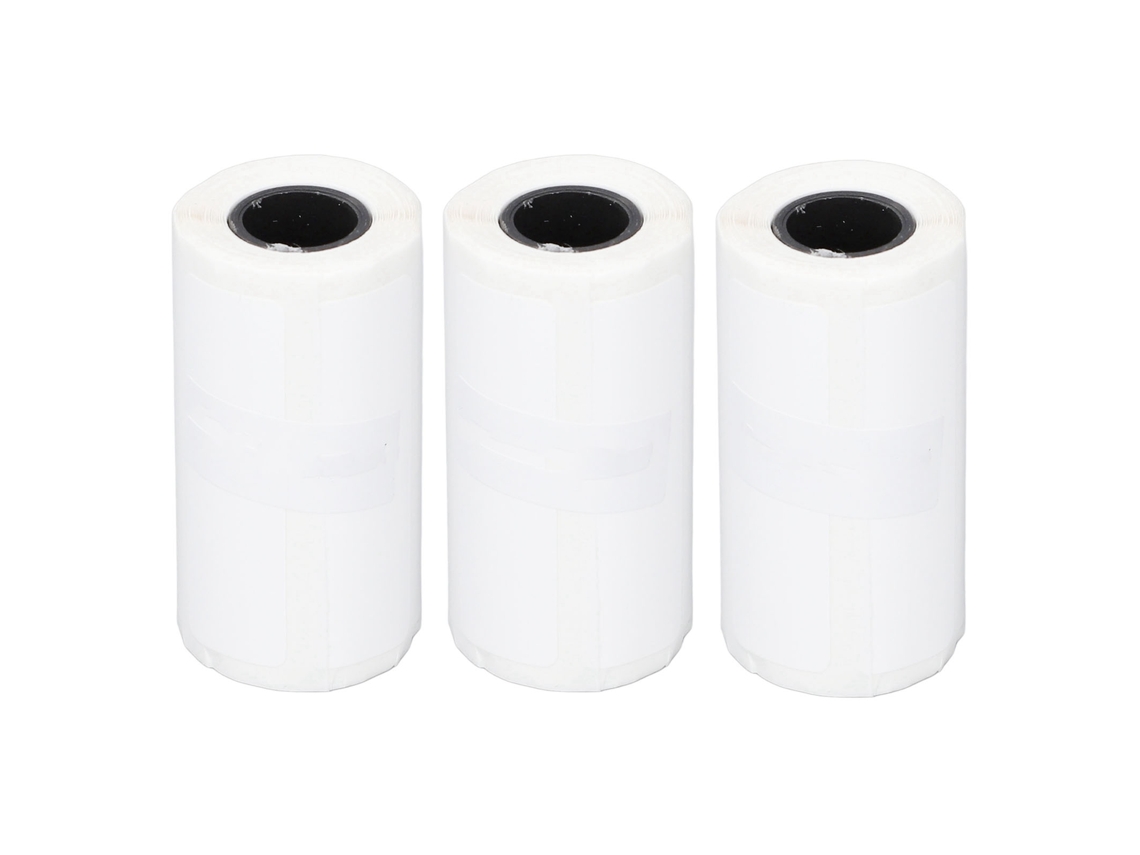 3 Rollos De Papel Térmico Autoadhesivo De 50x15 Mm, 450 Hojas, Impresión Nítida, Fácil De Despegar Para Impresoras Térmicas, Pequeñas Empresas Y Hogares.