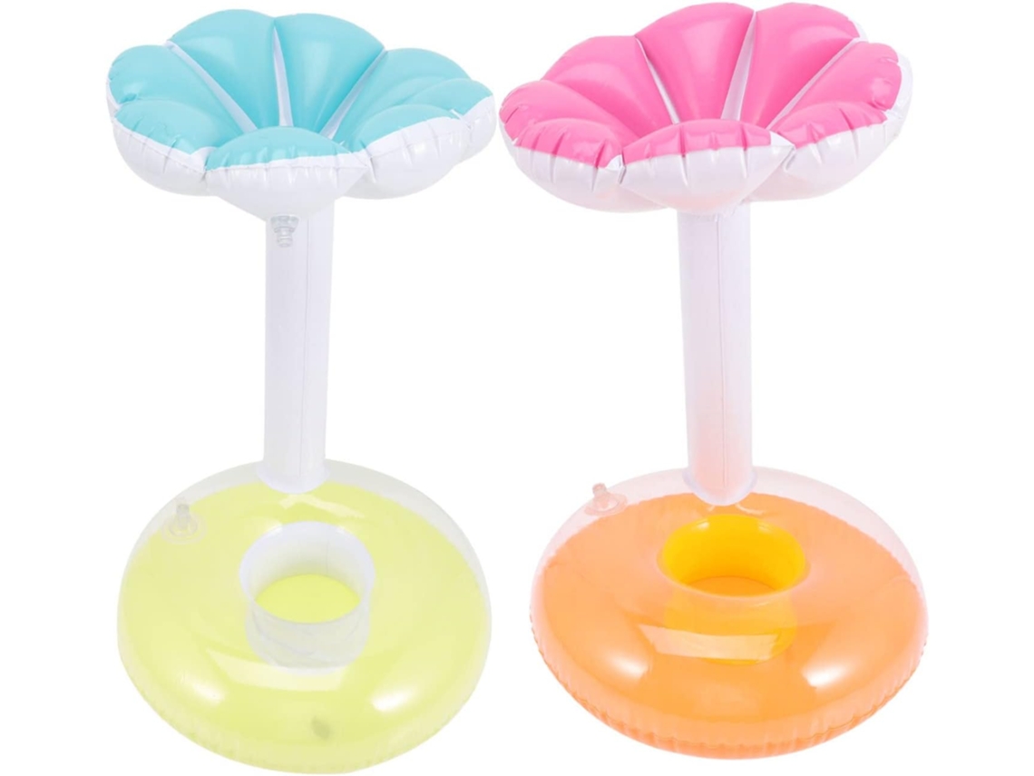Portavasos inflable, portavasos flotante inflable, soporte para bebidas inflable para piscina, flotador inflable