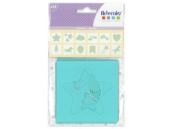 Set de 12 Plantillas Fiesta Unicornio 9x9 cm
