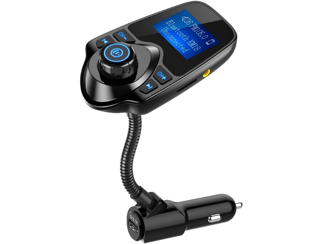 2026-transmisor Fm Bluetooth Para Coche Con Cargador 5v 2100ma, Compatibilidad Amplia Km18