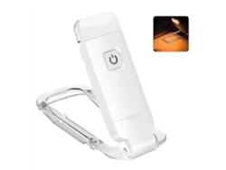 2026-luz De Lectura Clip Usb Recargable Luz Cálida Protección Ojos Mini Flexible Para Libros