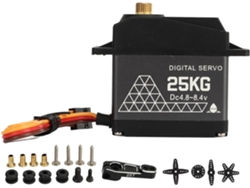 Servo digital de 25 kg, CC 4,8-8,4 V, resistente al agua SFUSHOS