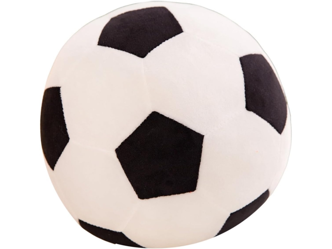 Peluche decorativo de fútbol para aficionados - Cojín creativo para interiores.